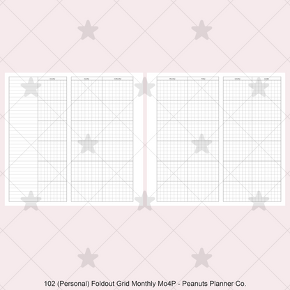 102: Foldout Grid Monthly Mo4P Mo2P
