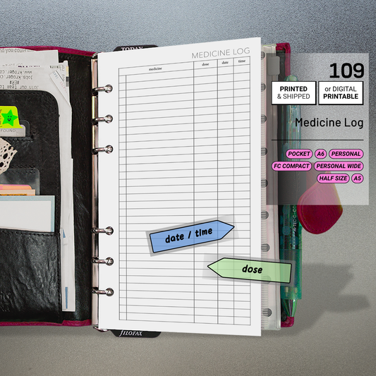 109: Medicine Tracker