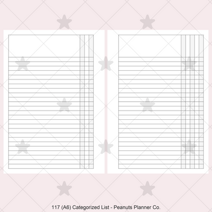 117: Categorized List