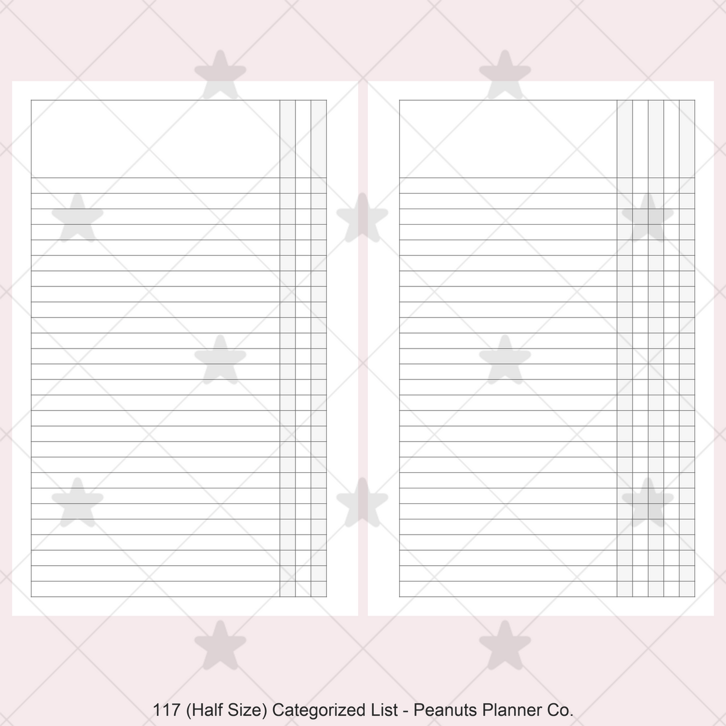 117: Categorized List