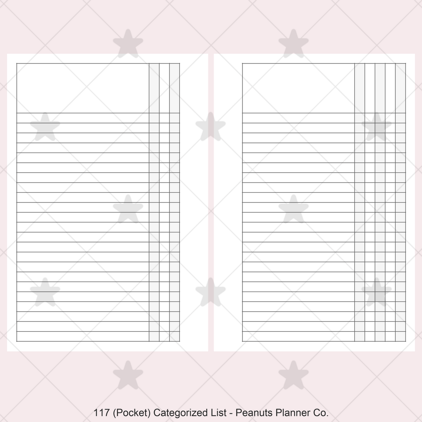 117: Categorized List