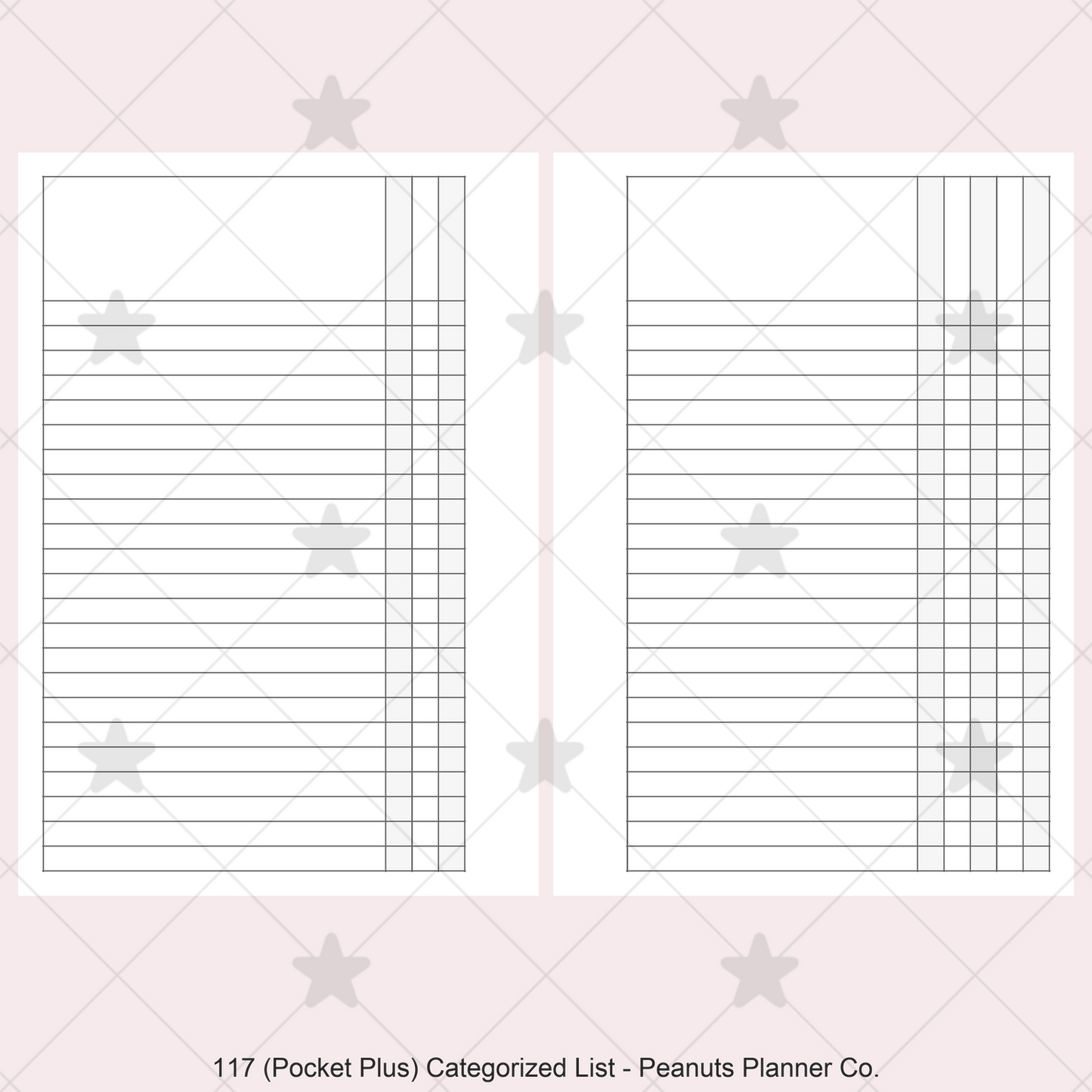 117: Categorized List