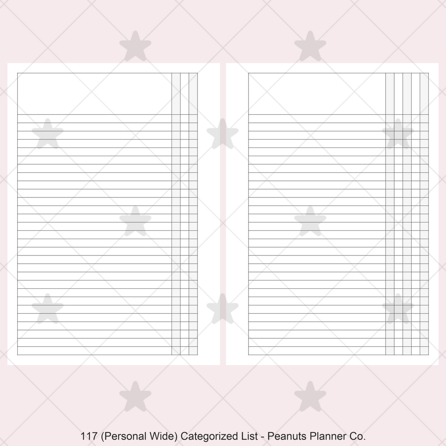 117: Categorized List