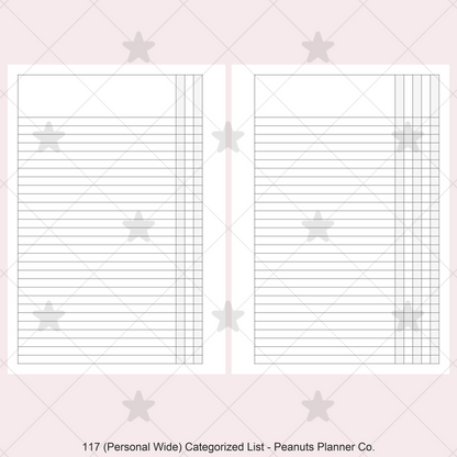 117: Categorized List