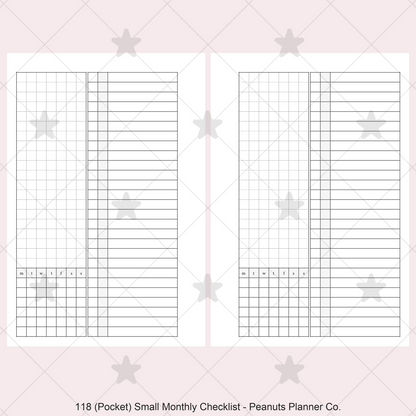 118: Small Monthly w/ Checklist