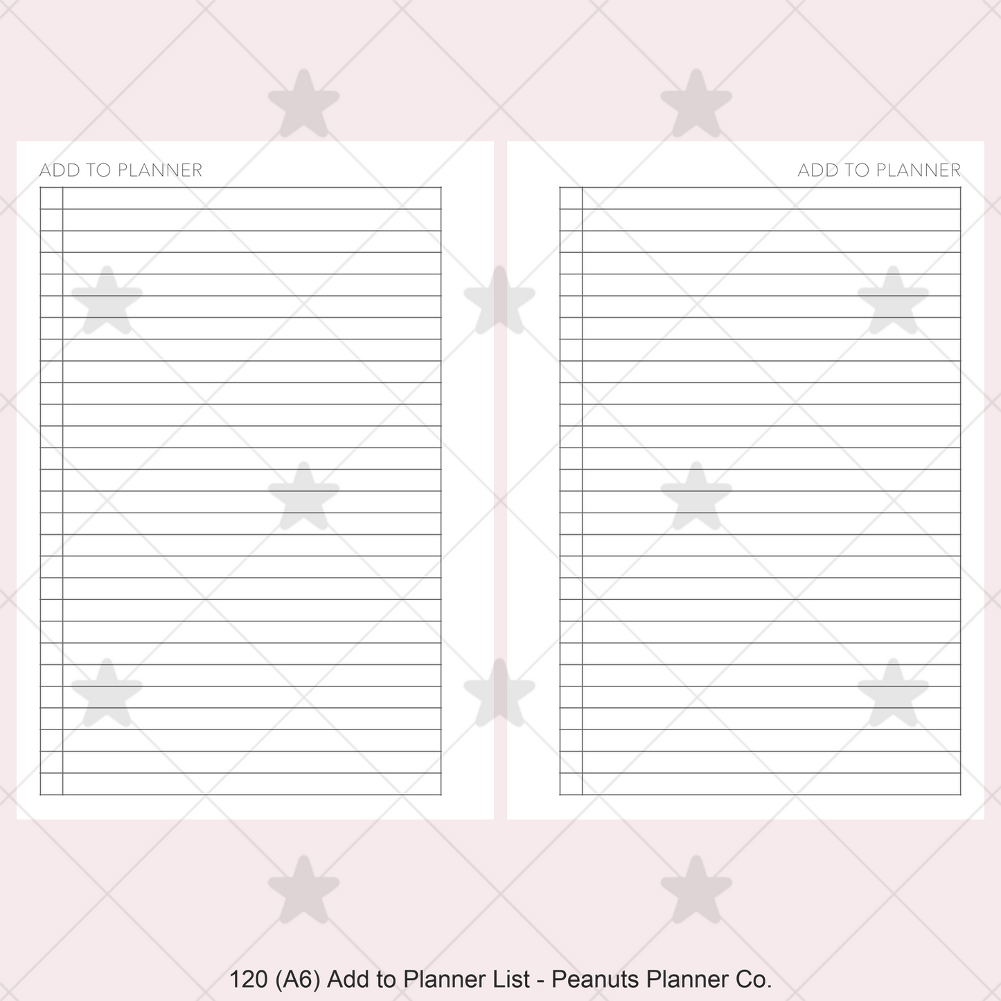 120: Add to Planner List