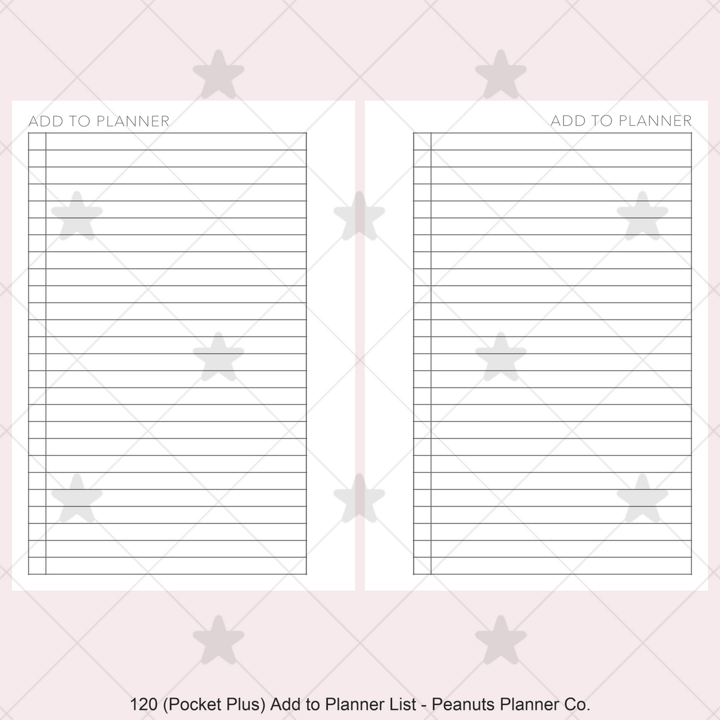 120: Add to Planner List
