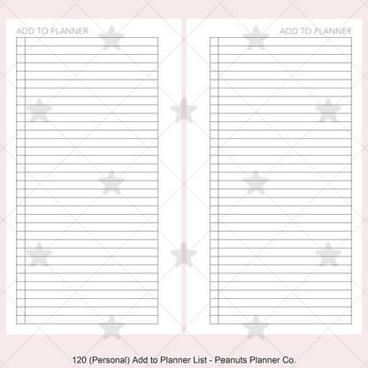 120: Add to Planner List