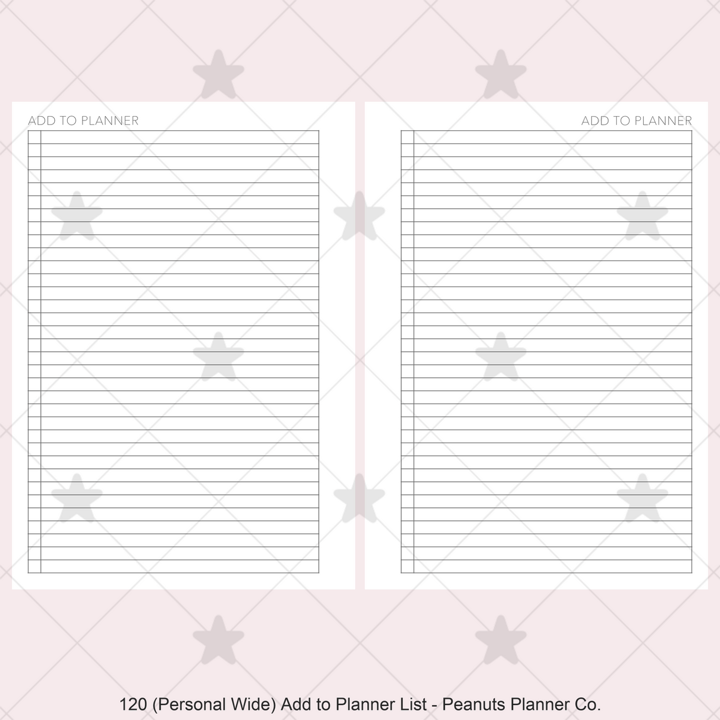 120: Add to Planner List