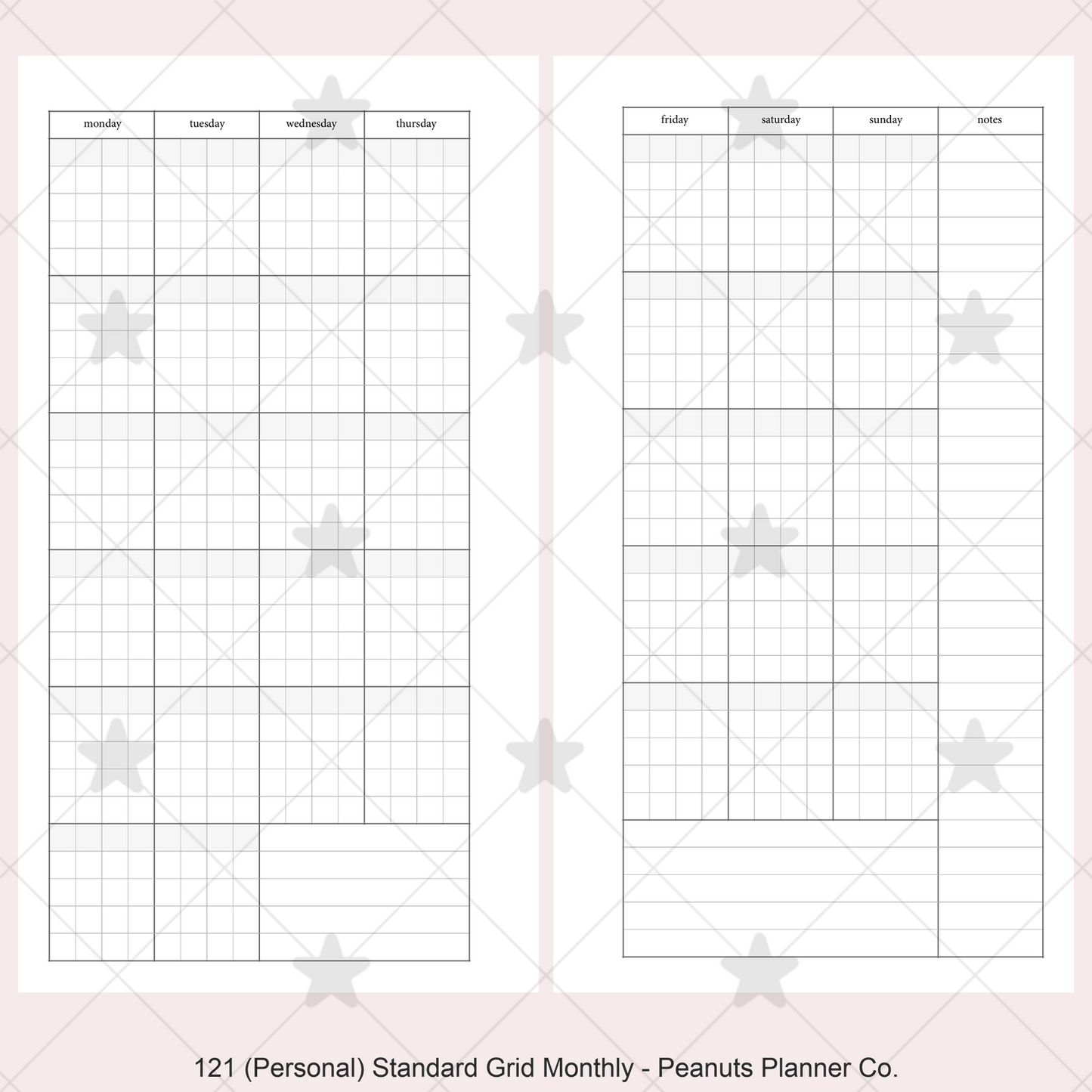 121: Standard Grid Monthly Mo2P