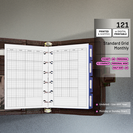 121: Standard Grid Monthly Mo2P