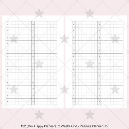 122: 52 Weeks Grid