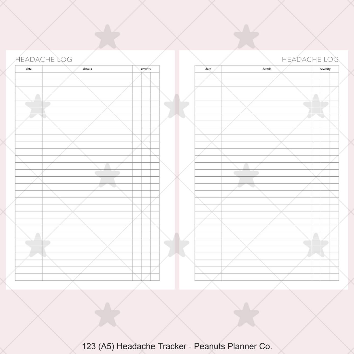 123: Headache Tracker