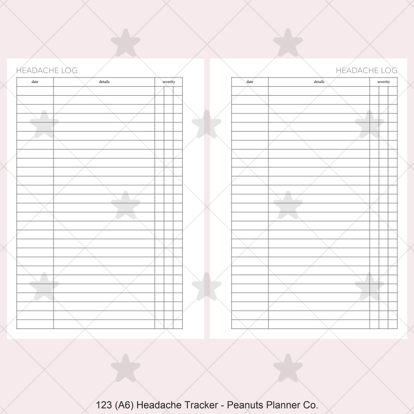 123: Headache Tracker