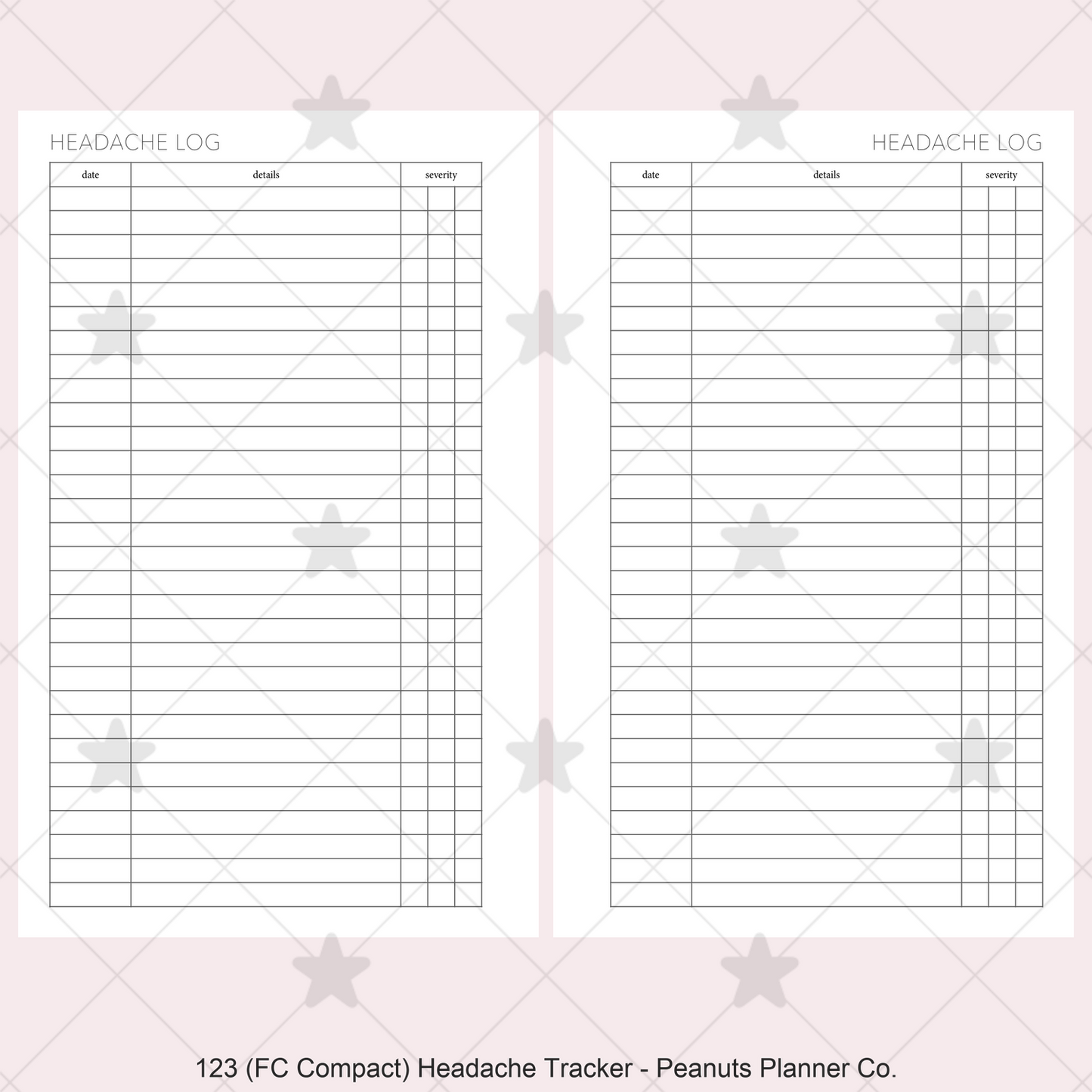 123: Headache Tracker