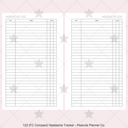 123: Headache Tracker