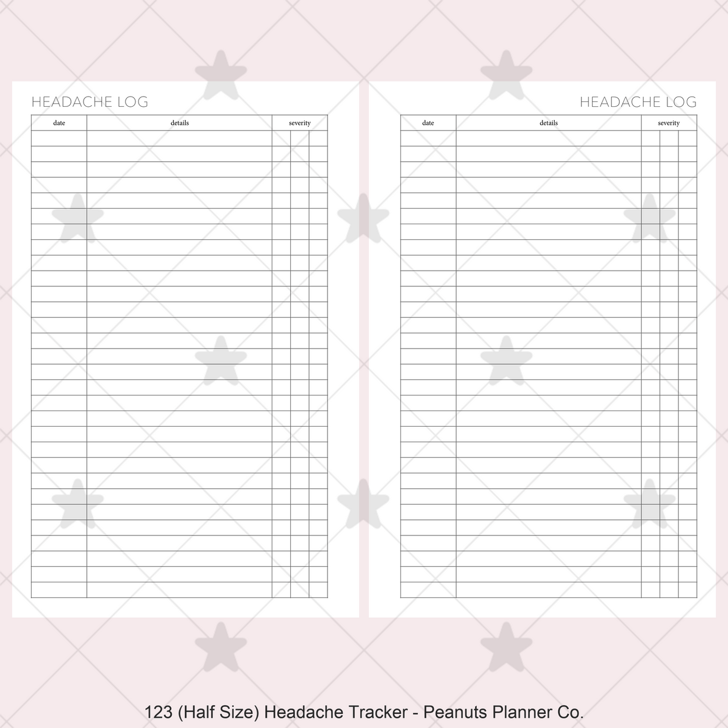 123: Headache Tracker
