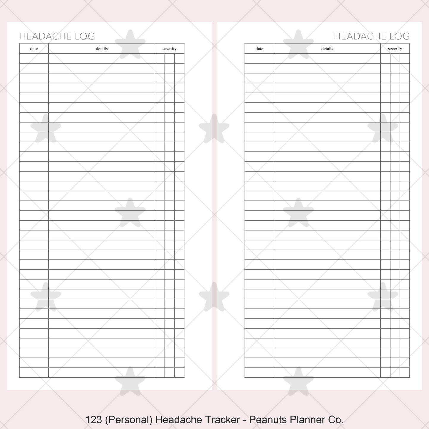 123: Headache Tracker