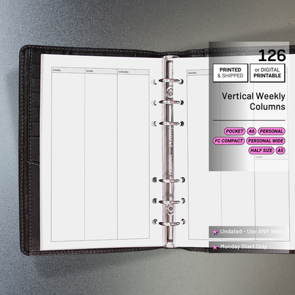 126: Vertical Weekly Columns Wo2P