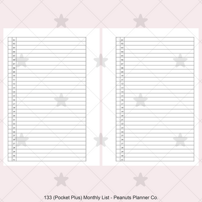 133: Monthly List Mo1P