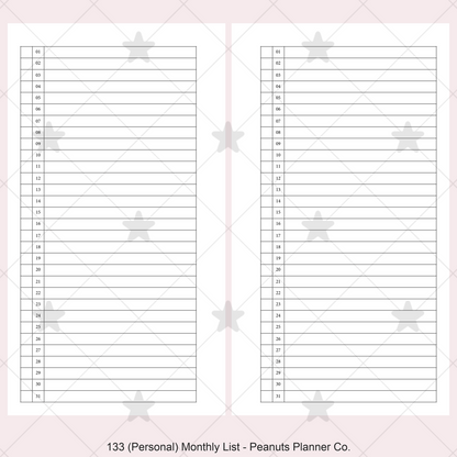 133: Monthly List Mo1P