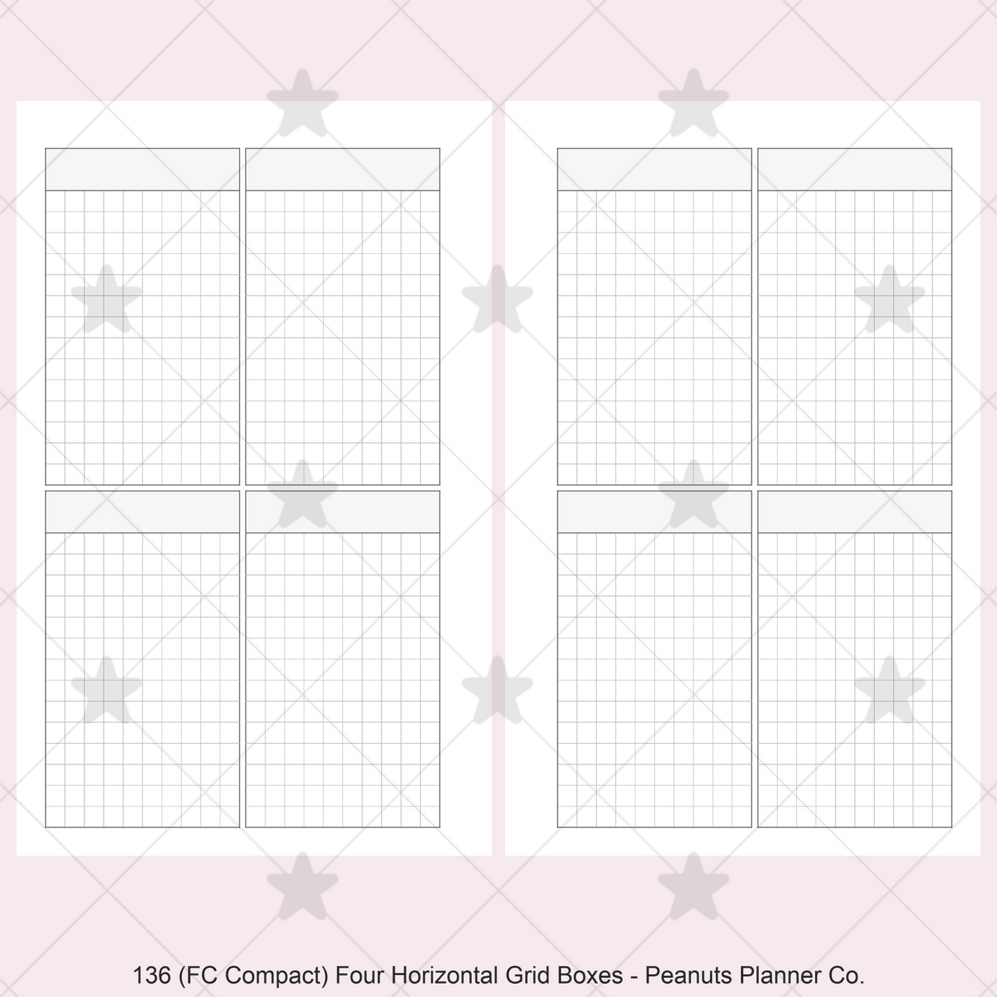 136: Four Vertical Grid Boxes