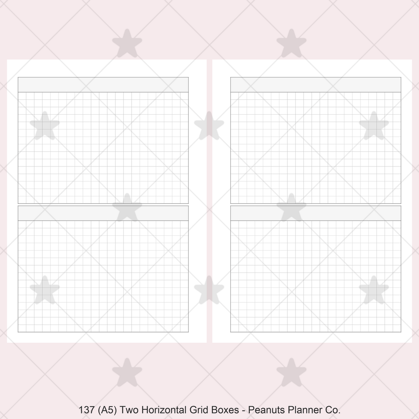 137: Two Horizontal Grid Boxes