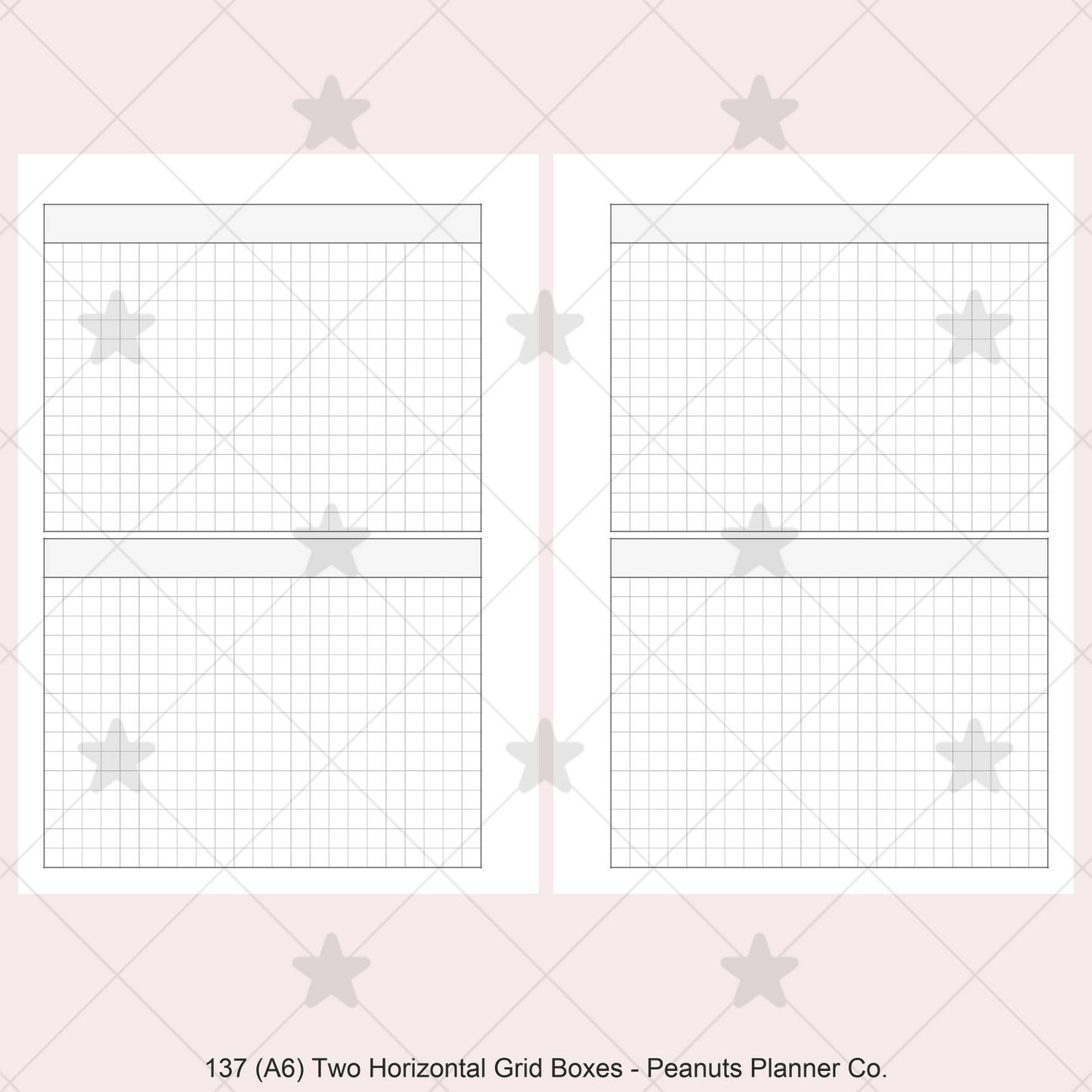 137: Two Horizontal Grid Boxes