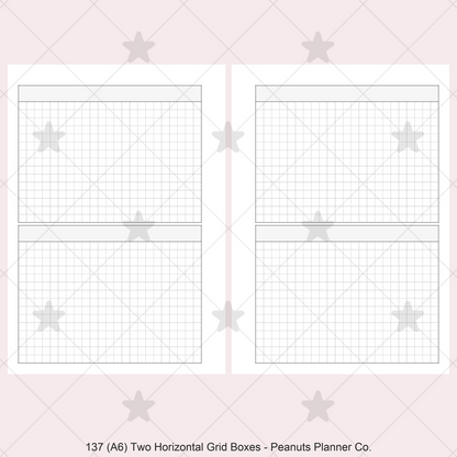 137: Two Horizontal Grid Boxes