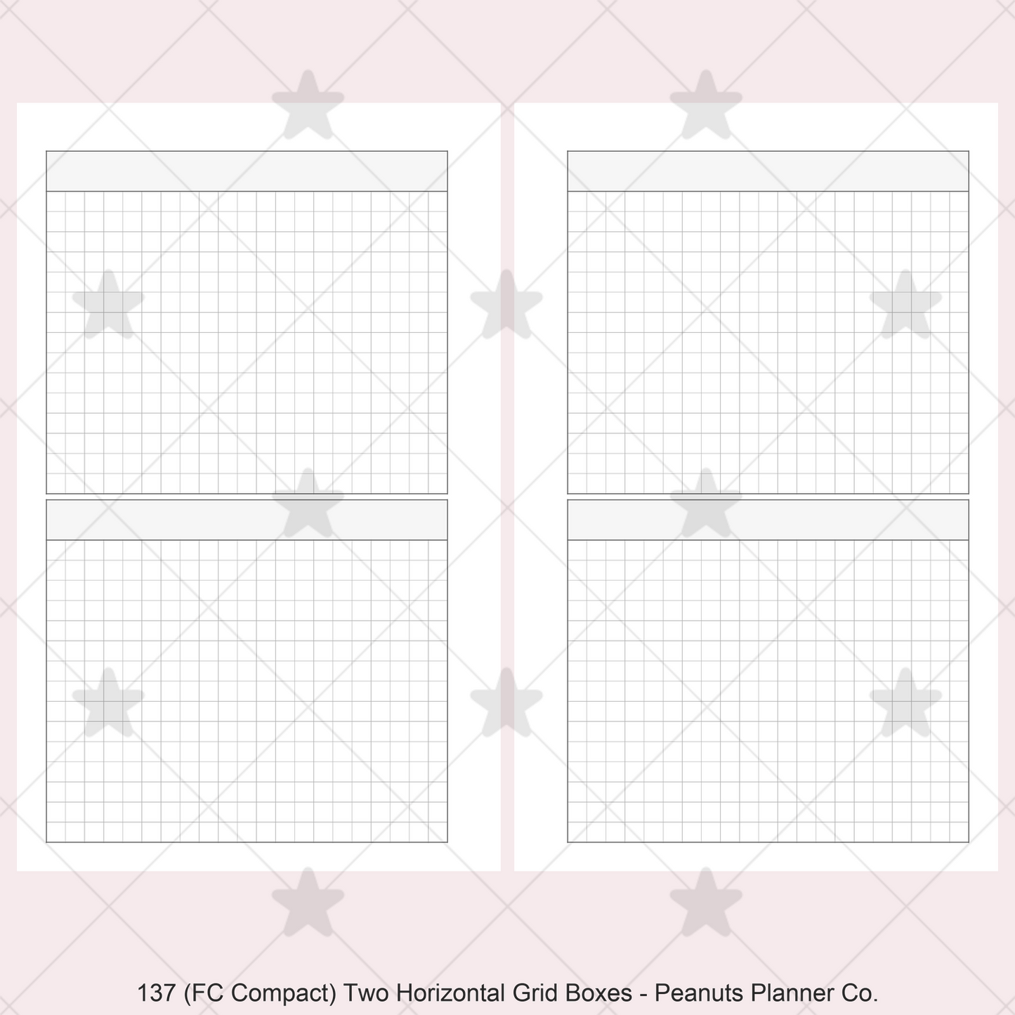 137: Two Horizontal Grid Boxes