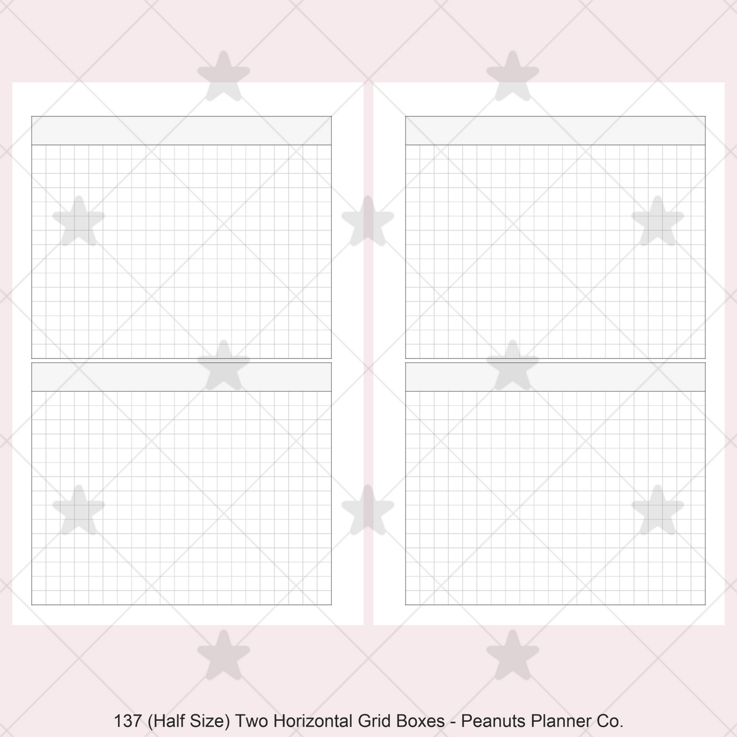 137: Two Horizontal Grid Boxes