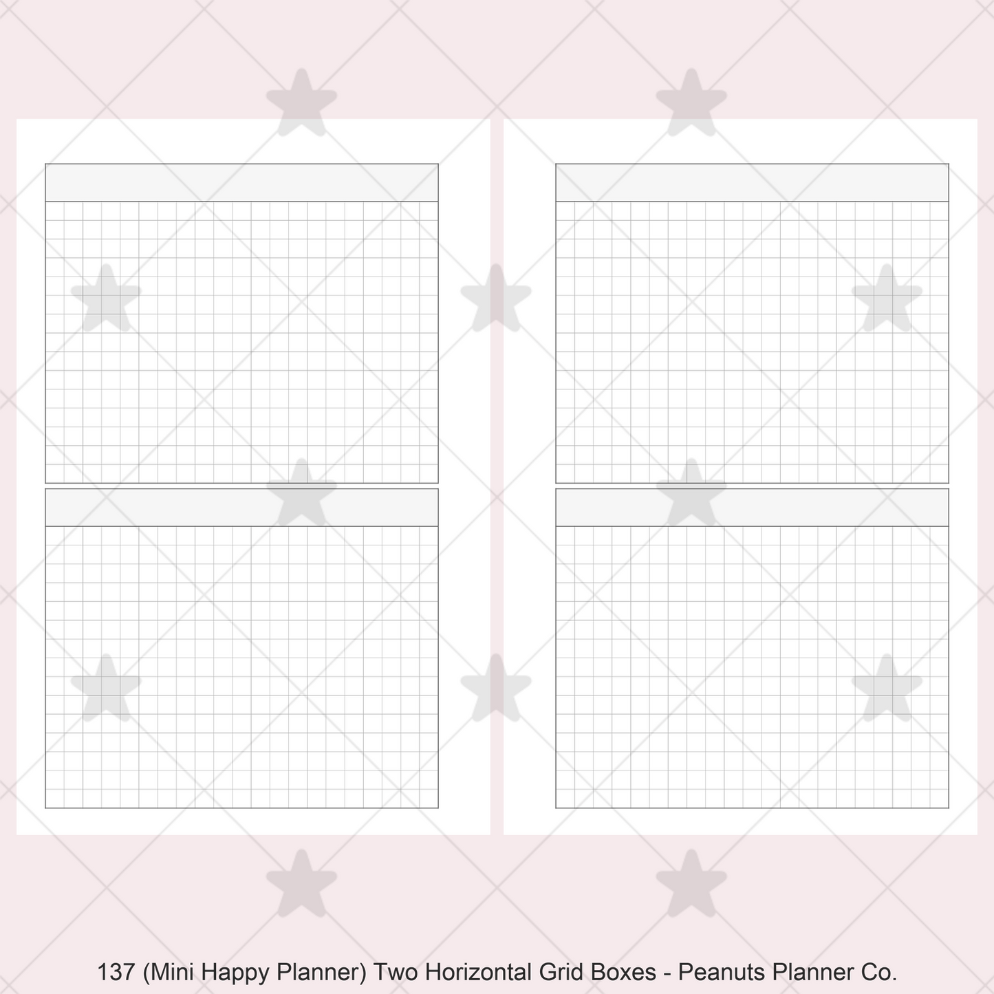 137: Two Horizontal Grid Boxes