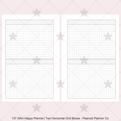 137: Two Horizontal Grid Boxes