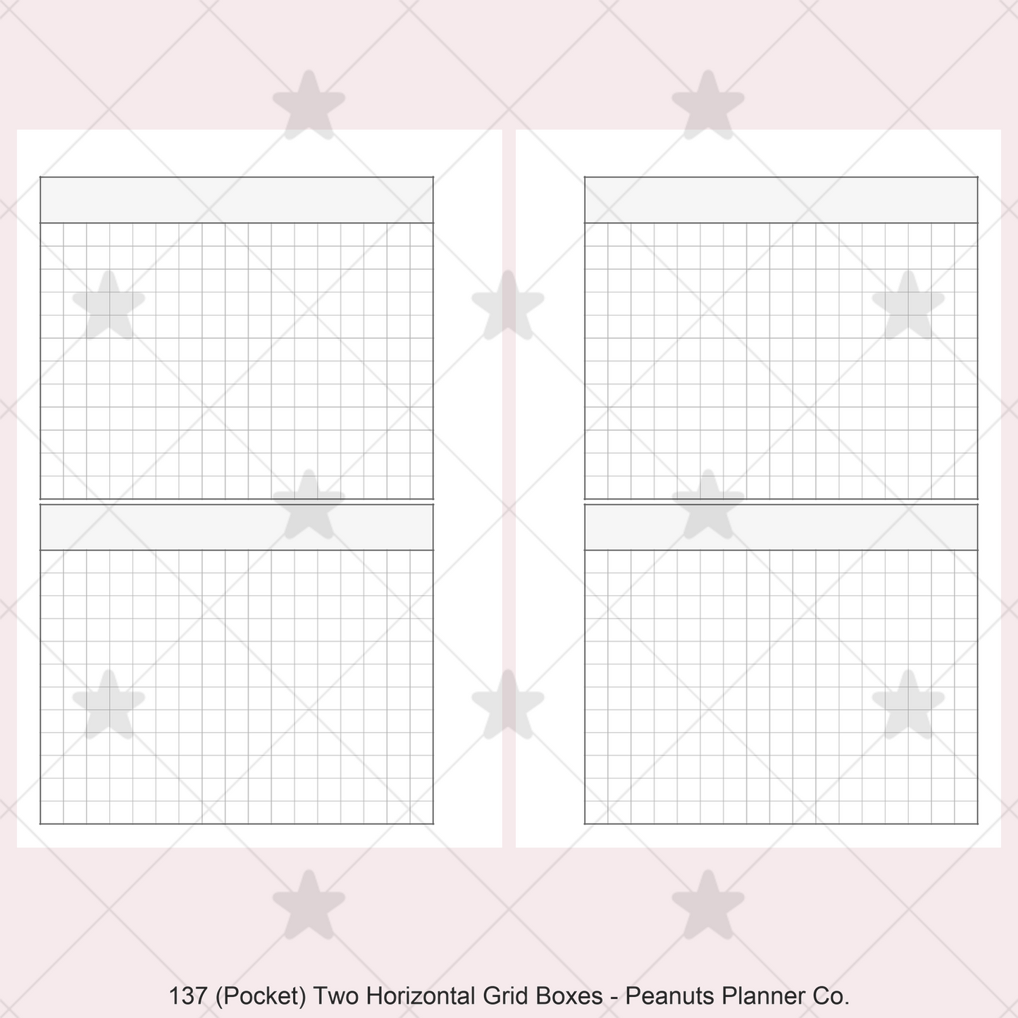 137: Two Horizontal Grid Boxes