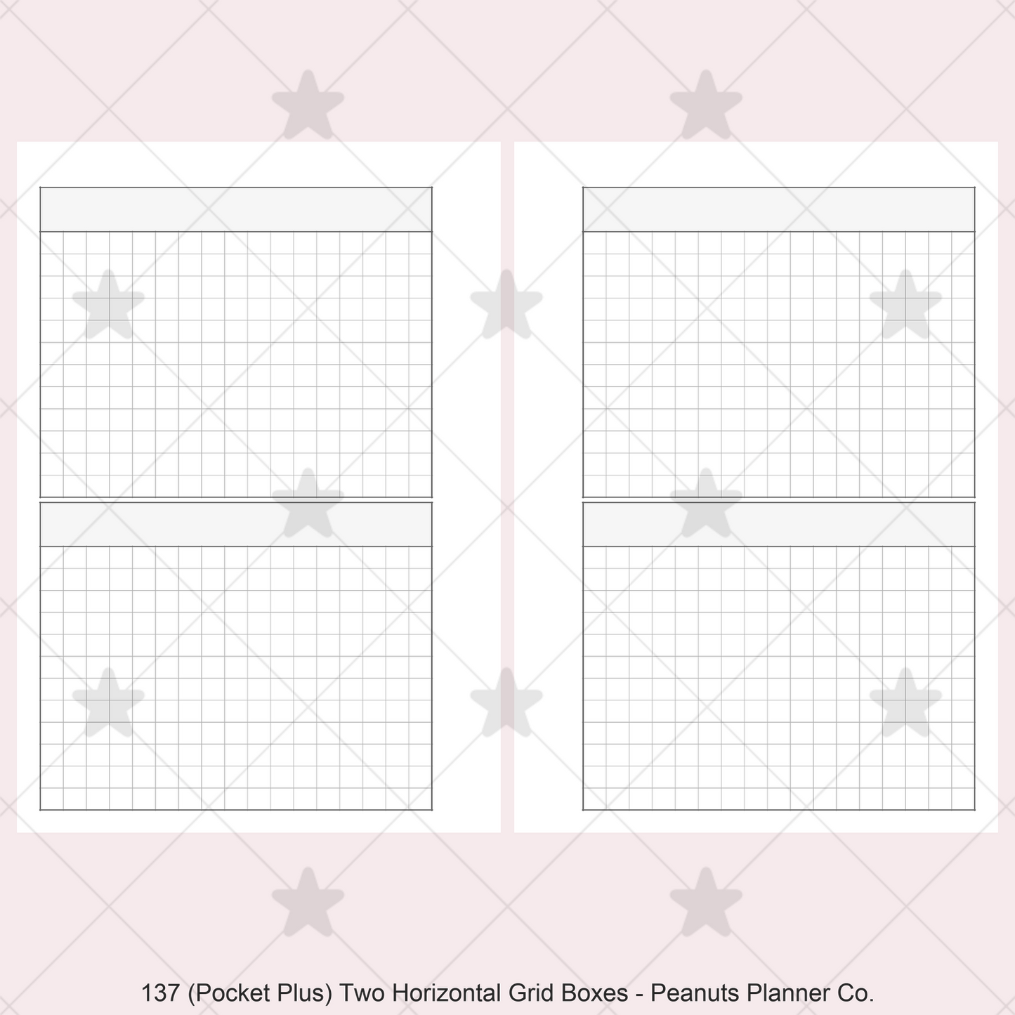 137: Two Horizontal Grid Boxes