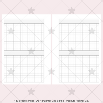 137: Two Horizontal Grid Boxes