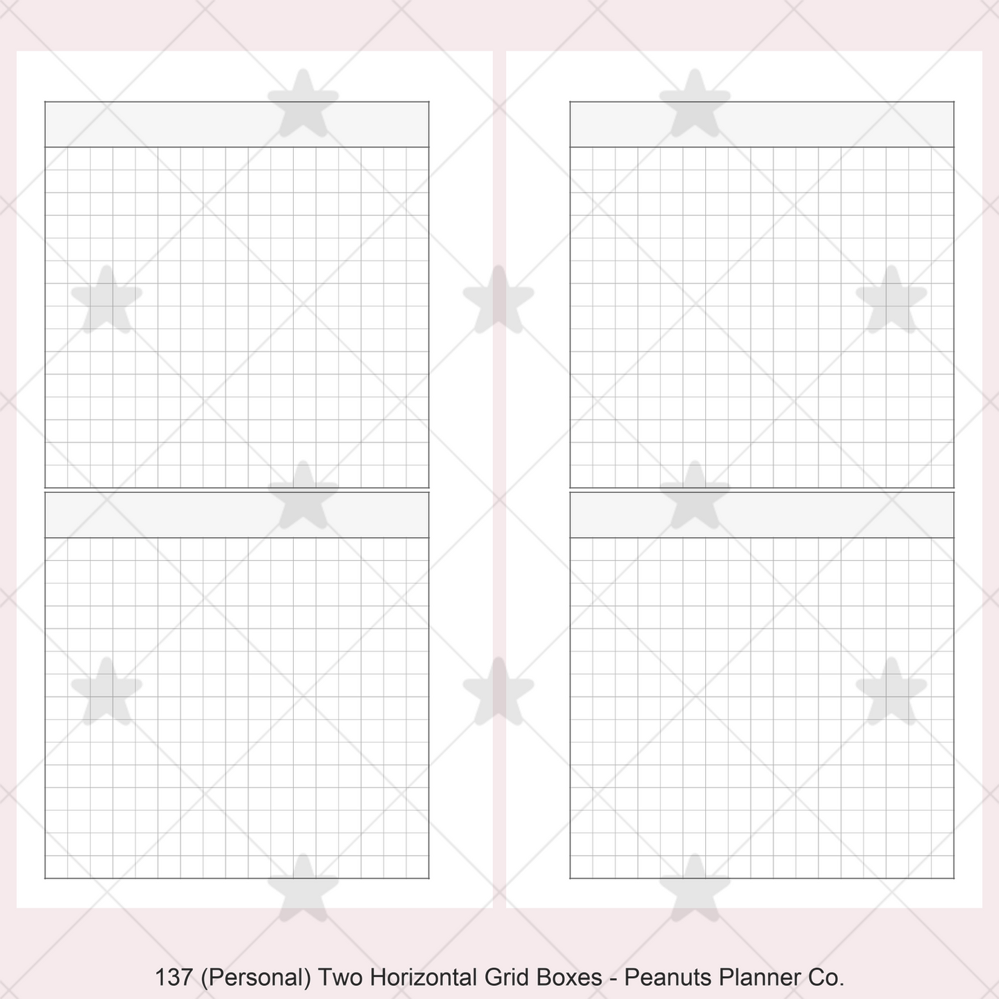 137: Two Horizontal Grid Boxes