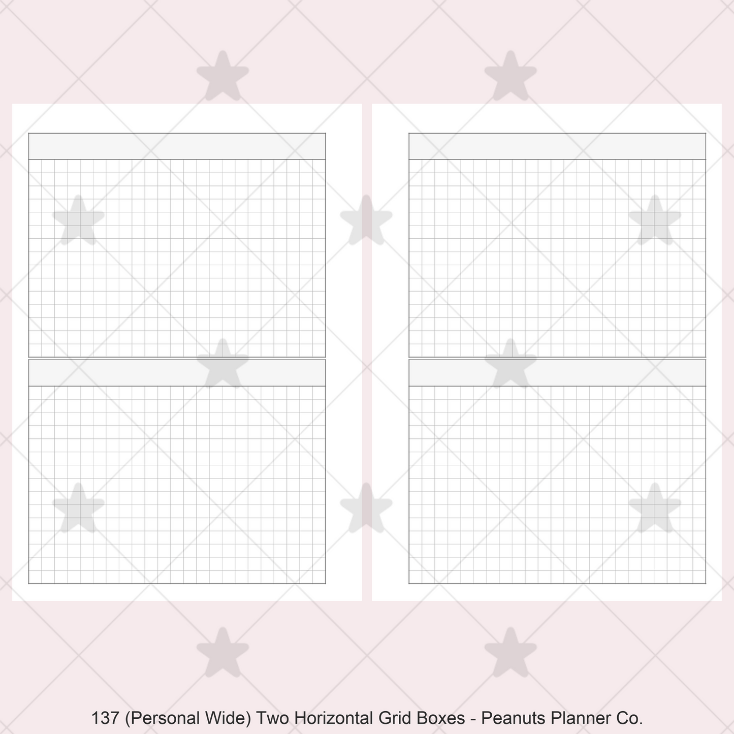 137: Two Horizontal Grid Boxes