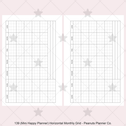139: Horizontal Monthly Mo1P Grid
