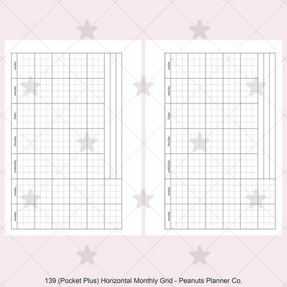 139: Horizontal Monthly Mo1P Grid