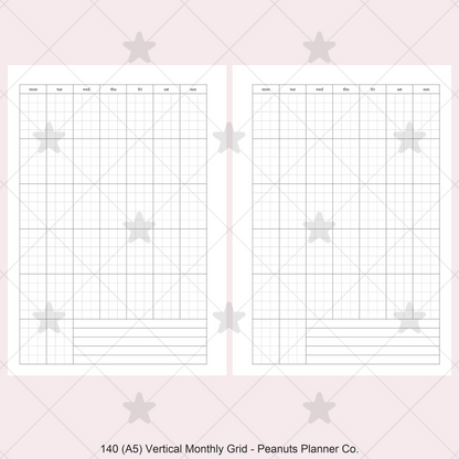 140: Vertical Monthly Mo1P Grid