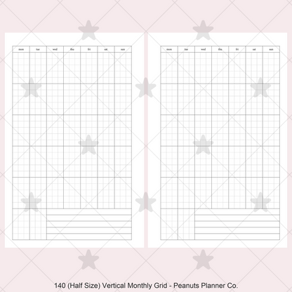 140: Vertical Monthly Mo1P Grid