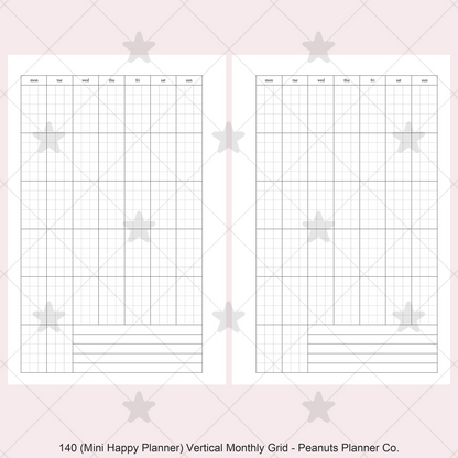 140: Vertical Monthly Mo1P Grid