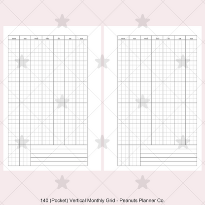 140: Vertical Monthly Mo1P Grid