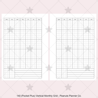 140: Vertical Monthly Mo1P Grid