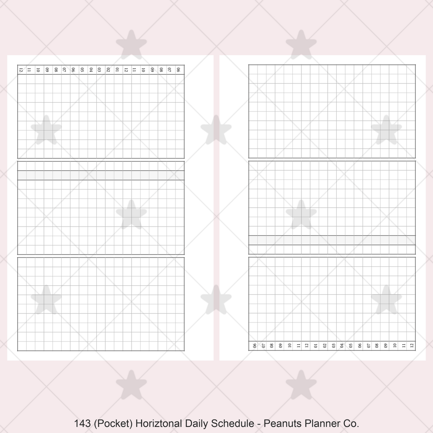 143: Horizontal Daily Timed Schedule w/ Tasks and Notes Column Do1P