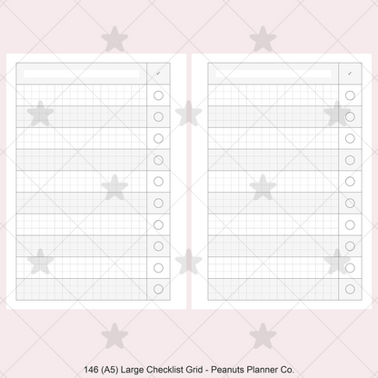 146: Large Checklist Grid