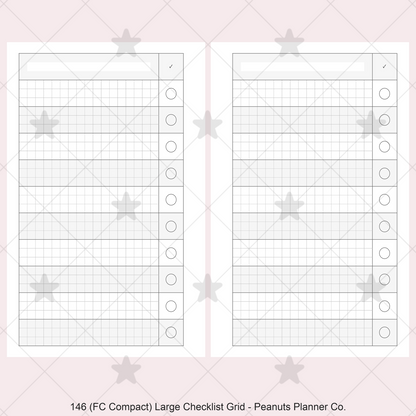 146: Large Checklist Grid