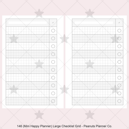 146: Large Checklist Grid