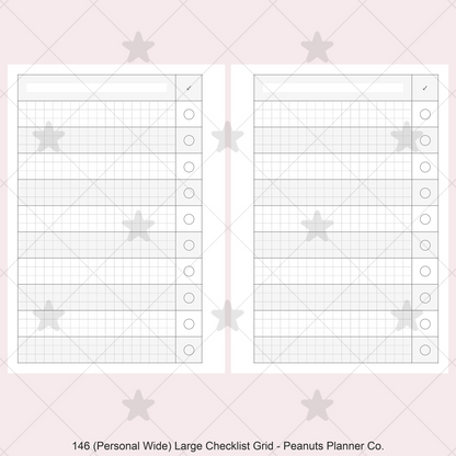 146: Large Checklist Grid